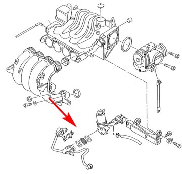 542 Заглушка EGR VW AUDI SEAT SKODA 1.4i 1.6i 1.8i