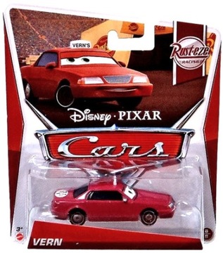 VERN Autko Disney Mattel Auta Cars 1:55 Samochodzik Taxi Taksówka