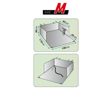 Pokrowiec do przewozu psa w bagażmiku DEXTER M