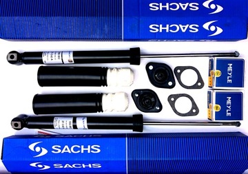 2x SACHS AMORTYZATORY TYŁ 2 SZT BMW E36 E46 OSŁONY ODBOJE PODUSZKI KPL