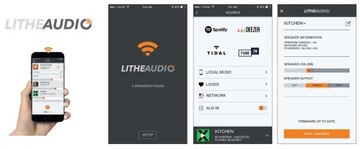 НАБОР LITHE AUDIO IO1 НАКОНЕЧНЫХ WIFI-ДИНАМИКОВ ДЛЯ УСТАНОВКИ НА ПОВЕРХНОСТИ