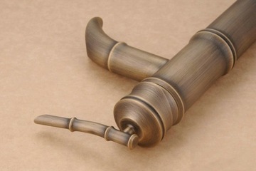 фото ориг. №7, Washbasin faucet retro high gold royal