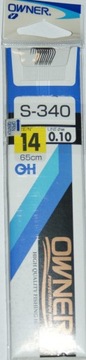 Owner Przypon S-340 hak nr.14 żyłka 0,10mm dł.65c