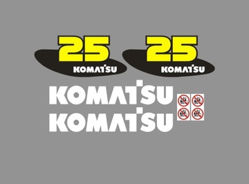 Naklejki oklejenie KOMATSU 25