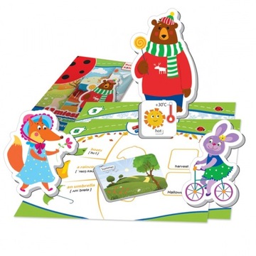 Магнитная образовательная игра 12 месяцев на J. English