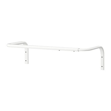 IKEA MULIG Drążek wieszak na ubrania biały 60-90cm