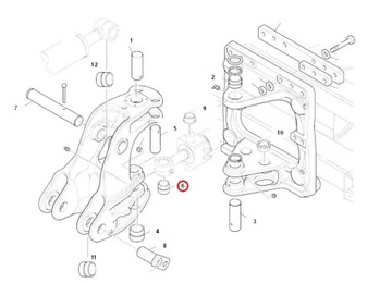 ВТУЛКА ГОЛОВКИ ПОВОРОТНОГО ПРИВОДА KOMATSU 55x68x60