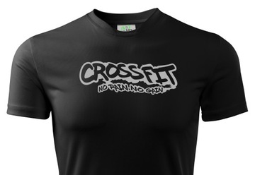 TERMICZNA KOSZULKA NA SIŁOWNIĘ NADRUK CROSSFIT