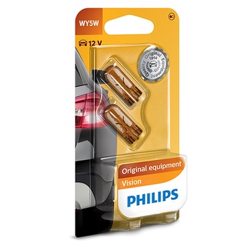 Philips Żarówki WY5W Vision +30% więcej światła