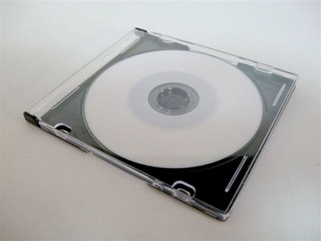 Pudełka CD x 1 na MINI płytki 8cm 25 szt czarne