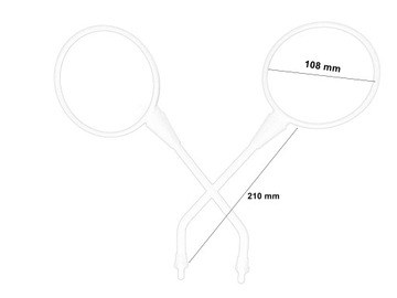 ЗЕРКАЛА HONDA CBX 125 250 600 750 900 1000 1200