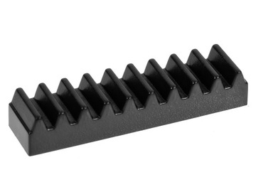 LEGO Listwa zębata 1x4 3743 czarna - 2 szt.