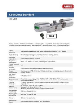 Мехатронная вставка ABUS Seccor CodeLoxx-KRK FV