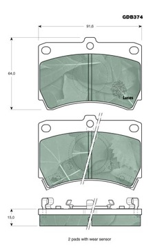 Колодки передние TRW MAZDA 323 II III 1980-95 гг.