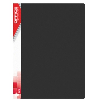 Teczka ofertowa na dokumenty A4 biurowa album ofertowy 30 koszulek czarna