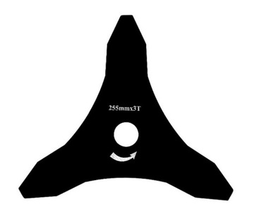 TARCZA TNĄCA DO KOSY 255 mm 3T 3 ZĘBY KOSA OSTRZE