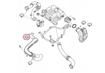 USZCZELKA PRZEWODU TURBO 2.0 DCI TRAFIC II VIVARO