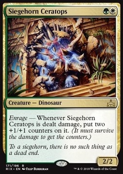 Siegehorn Ceratops - rośnie za obrażenia @@@@
