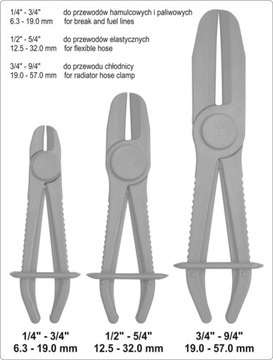 YATO YT0840 ЩИПЦЫ ДЛЯ ШЛАНГОВ
