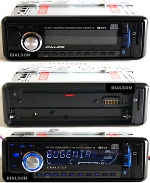 АВТОМОБИЛЬНОЕ РАДИО CD MP3 USB SD BLUETOOTH HANDS-FREE 4 x 60 Вт в ПОДАРОК