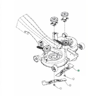 Ножевой режущий аппарат MTD 742-0673 742-0672 тракторный CUB CADET Косилка 92см MTD