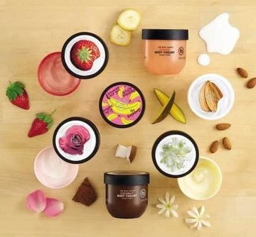 THE BODY SHOP Клубничный йогурт для тела STRAWBERRY BODY YOGURT 200 мл