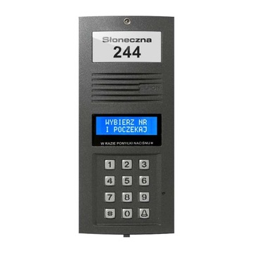 Moduł panel Elfon Optima OP-255 domofon grafit