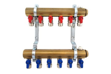 ROZDZIELACZ GRZEJNIKOWY C.O. 2 ZAWORKI MINI CLIP