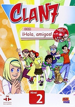 Clan 7 con Hola, Amigos! 2 Podręcznik + CD-Rom
