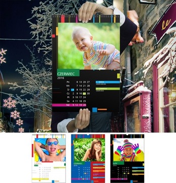 Фотокалендарь А3 со своими фотографиями и праздниками