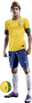 NAKLEJKI na ścianę NEYMAR piłka piłkarze 150x42 cm