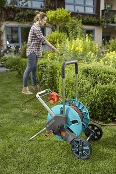 Wózek na wąż AquaRoll M Easy Gardena 18517 zestaw wózka z wężem