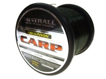 Леска Mistrall ADMUNSON CARP BLACK 0,4 мм х 1000 м