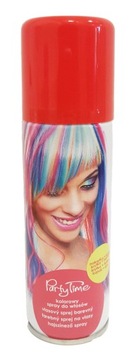 Zmywalna Farba do Włosów Kolorowy Spray Czerwona