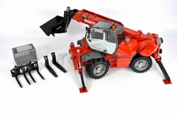 BRUDER 02129 Погрузчик Manitou с аксессуарами