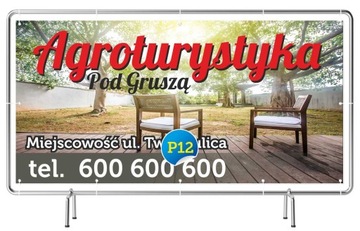 Gotowe Projekty REKLAMA- Agroturystyka baner 2x1m