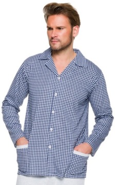 Расстегнутая хлопчатобумажная пижама мужская воротника 5xl