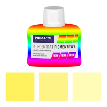 Koncentrat Pigment do Farb i Tynków 80ml kanarkowy