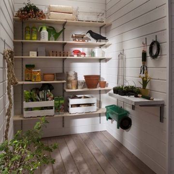 ПОДВЕСНОЙ КРОНШТЕЙН ДЛЯ НАСТЕННОЙ ПОЛКИ МЕТАЛЛ БЕЛЫЙ U 37 СМ