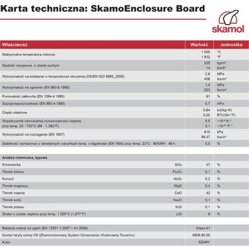 фото ориг. №3, Plate insulating fireplace skamo plank 1000/ 610/ 30