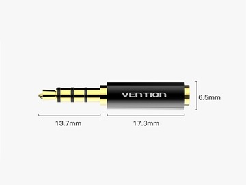 Адаптер Mini Jack 3,5 4-контактный разъем - разъем Micro Jack 2,5 Микрофон Наушники