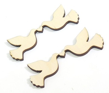 СКРАПКИ 2x ГОЛУБИ ДЛЯ СВАДЬБЫ СВАДЕБНЫЙ ДЕКУПАЖ XR13