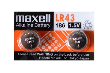 10 щелочных БАТАРЕИ MAXELL LR43 / AG12 / G12