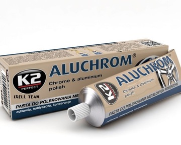 K2 aluchrom PASTA POLERSKA do powierzchni metalowych z CHROMU ALUMINIUM 952