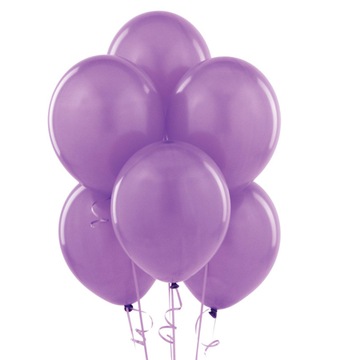 Balony Pastelowe LAWENDOWE Fioletowe Karnawał Urodziny Wesele 100szt.