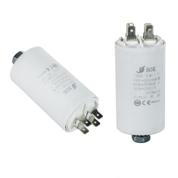 KONDENSATOR ROZRUCHOWY DO SILNIKA 18uF 450V