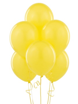 Balony Pastelowe ŻÓŁTE Sylwester Karnawał Urodziny Wesele 11 cali 100szt.