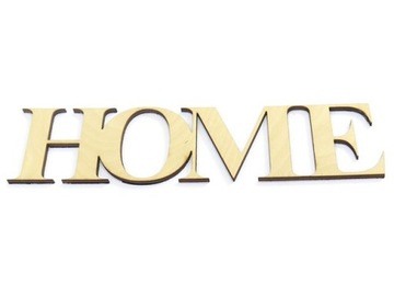 DECOUPAGE NAPIS DEKOR HOME 197x50mm SKLEJKA DR29