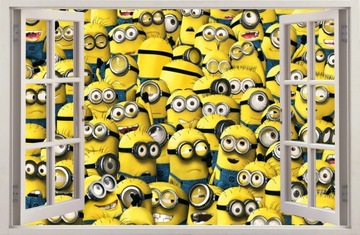 NAKLEJKI NA ŚCIANĘ MINIONKI Minions 13 115x75 cm