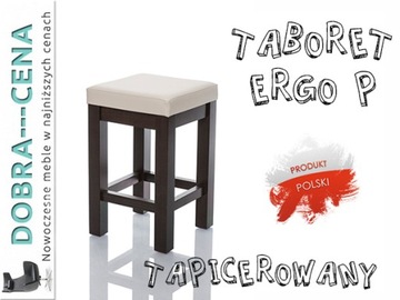 Taboret Ergo P miękki tapicerowany kuchenny